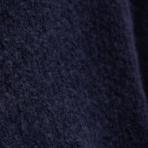 Norse Projects Rasmus Relaxed Flamé Alpaca Sweater Navy N45-05897000 Degli Uberti